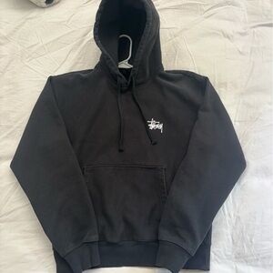 Stussy Black Pullover Hoodie